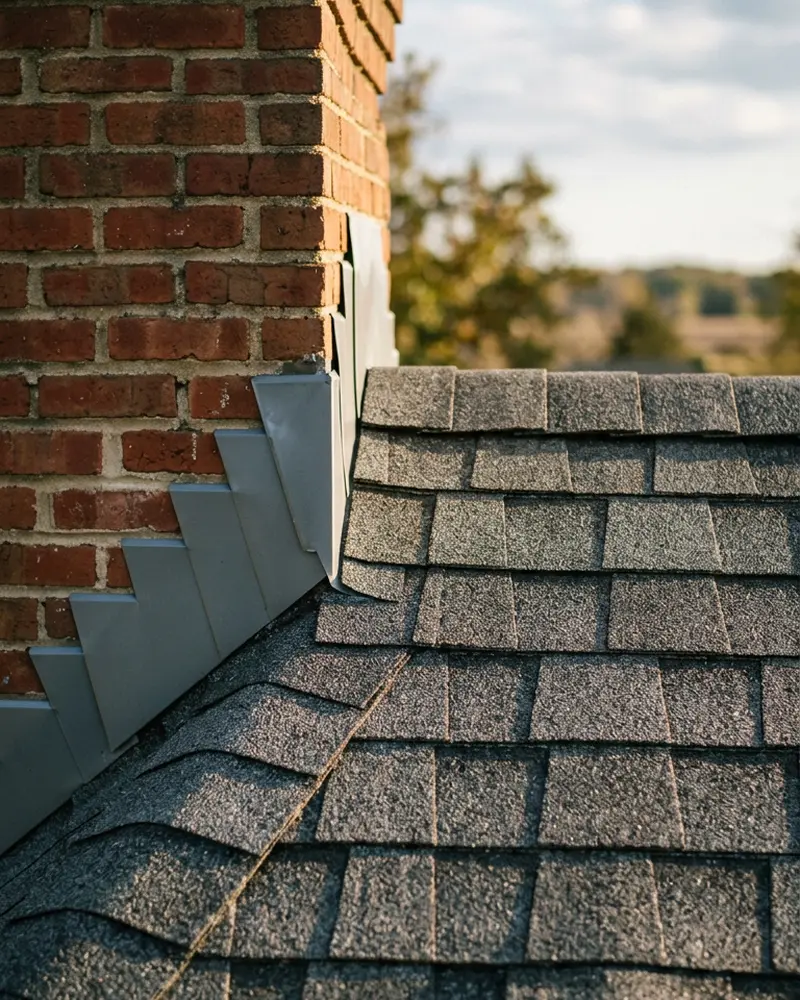 Close-up of Gutter Cleaning work by Beardman Building Services in Durant